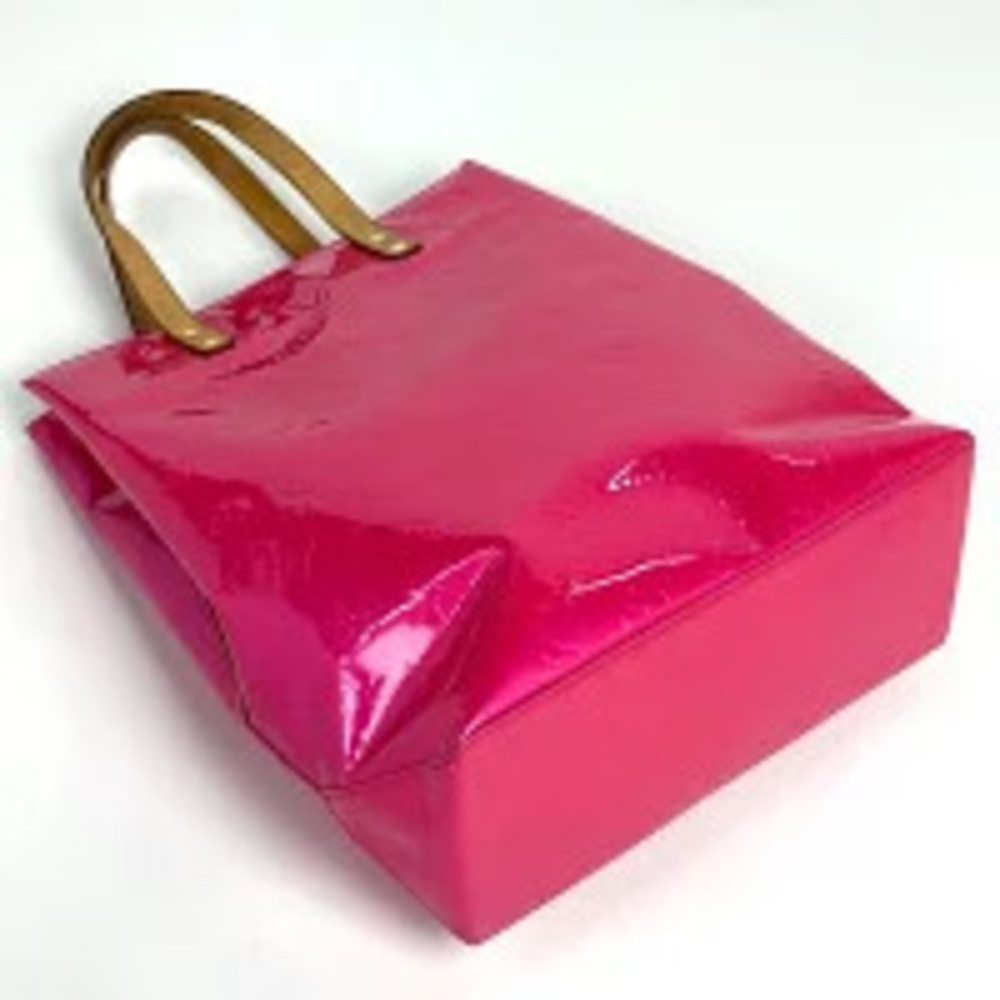 Louis Vuitton Pink Monogram Tote Bag Handbag Vernis Lead Fuchsia